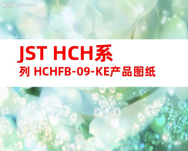 JST HCH系列 HCHFB-09-KE产品图纸